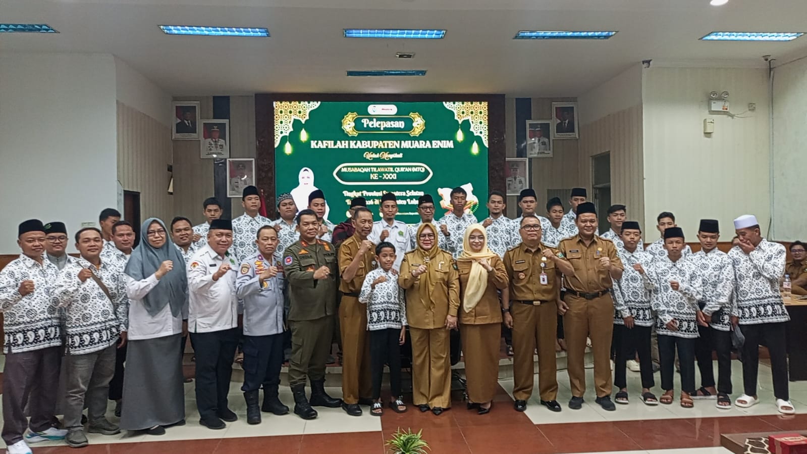 Sumarni Lepas Kafilah MTQ, Targetkan Masuk Tiga Besar 