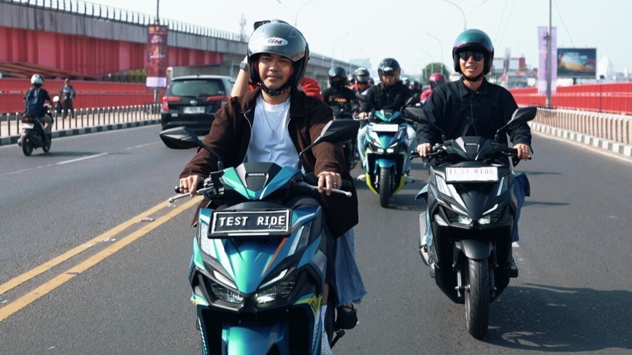 Lutut Menjepit Bodi atau Rangka Sepeda Motor Tingkatkan Stabilitas Berkendara