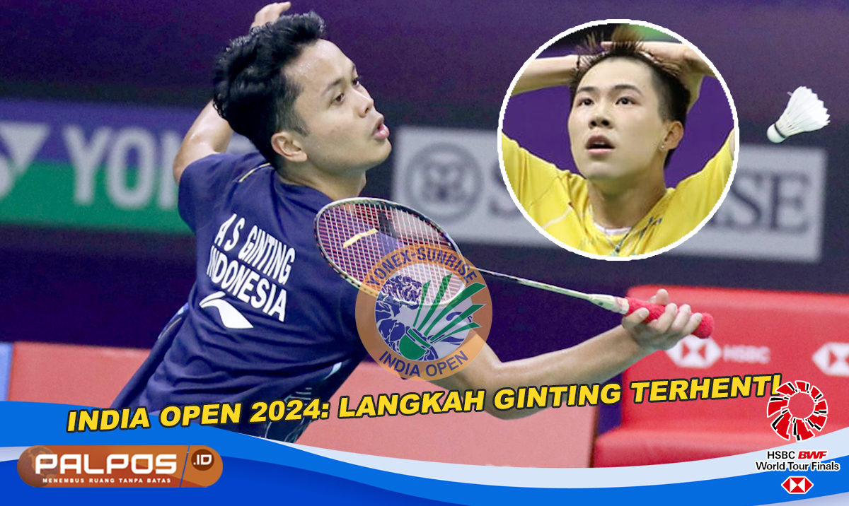 Hasil India Open 2024: Tipuan Maut Anthony Ginting Tak Mampu Menghentikan Laju Lee Cheuk Yiu