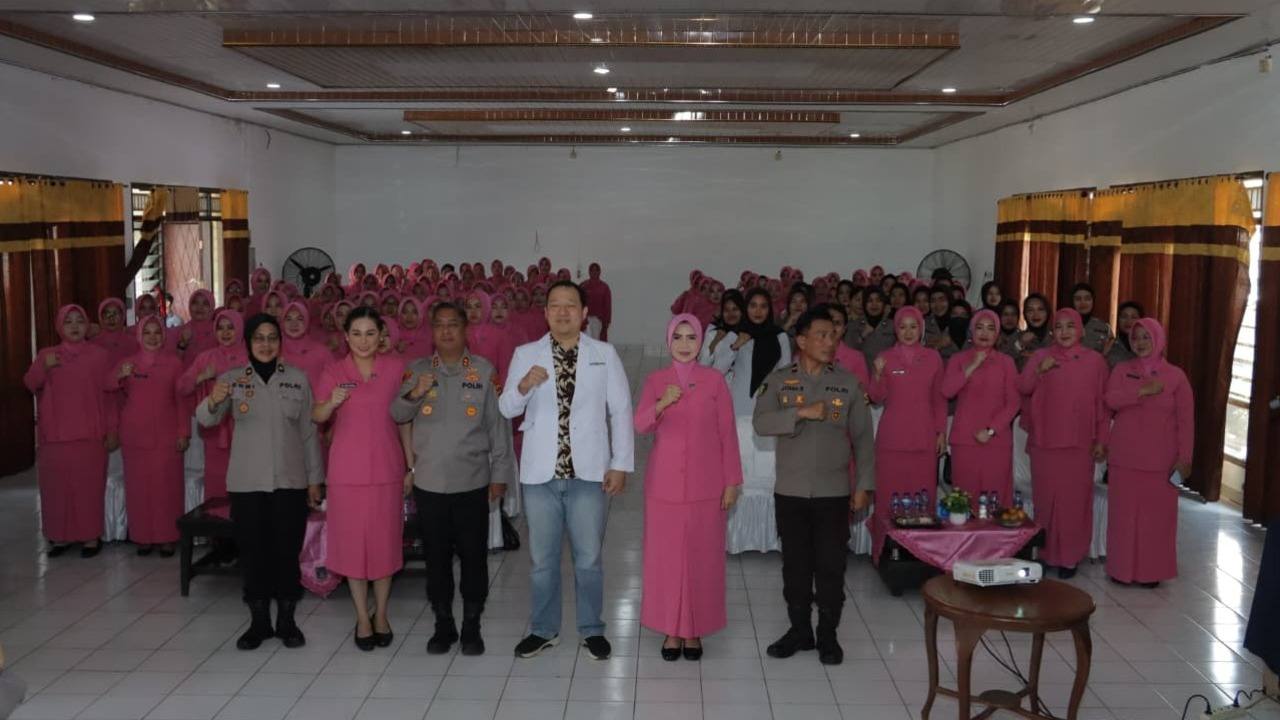Cegah Kanker Payudara, Polres Lubuklinggau Beri Edukasi Polwan dan Bhayangkari