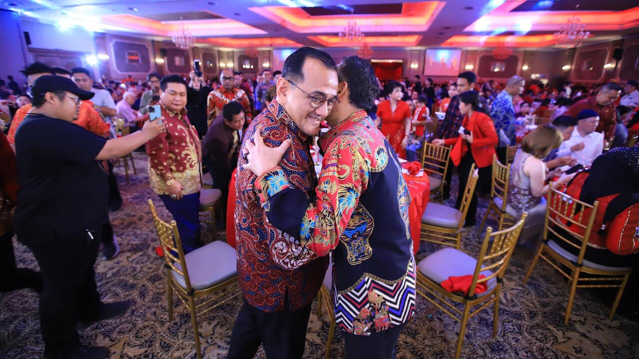 Sekda Edward Candra Hadiri Imlek Bersama Warga Tionghoa, Tegaskan Komitmen Harmoni dan Persatuan di Sumsel