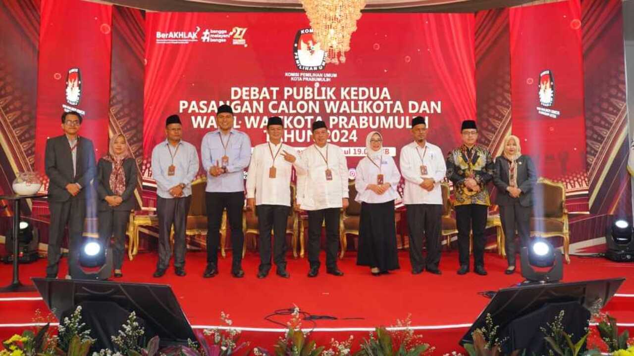 KPU Kota Prabumulih Sukses Gelar Debat Publik ke-dua Paslon Walikota dan Walikota Prabumulih 2024