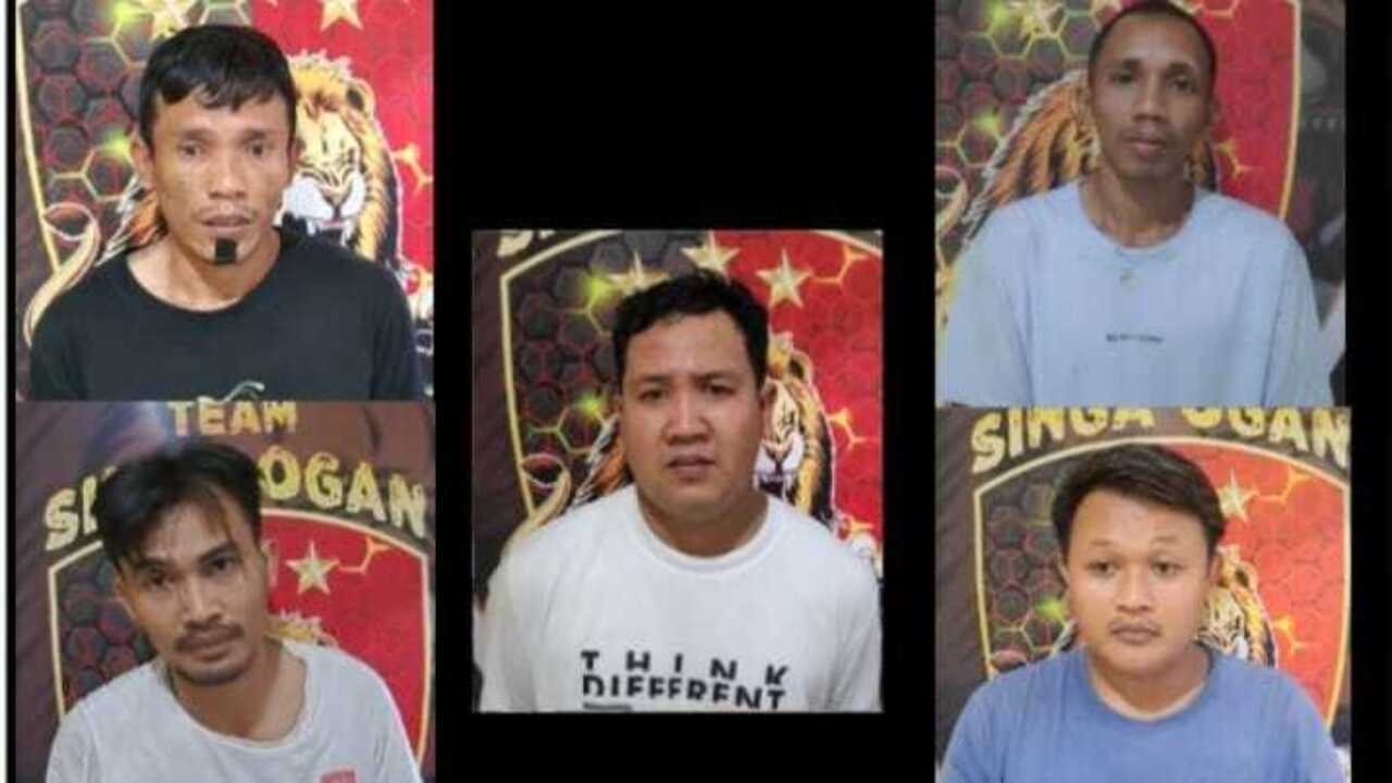 Sempat Buron, Lima Kawanan Perampok di OKU Berhasil Diciduk Polisi