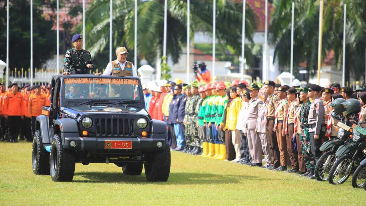 UNSRI Perkuat Peran Tangani Karhutla, Hadiri Apel Kesiapsiagaan Nasional di Palembang