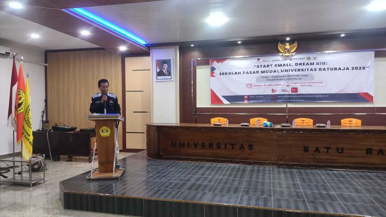 GIBEI Unbara Buka Seminar Pasar Modal Bagi Kaum Milineal