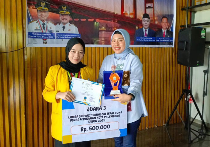 G-ECORAS UNSRI Sabet Juara 3 TTG Perikanan Palembang 2025, Integrasi Cerdas Atasi Limbah dan Hemat Air 