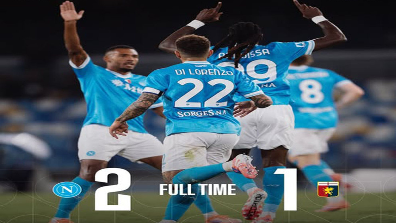 Hasil Liga Serie A Italia 2025/2026: Napoli Kalahkan Genoa 2-1