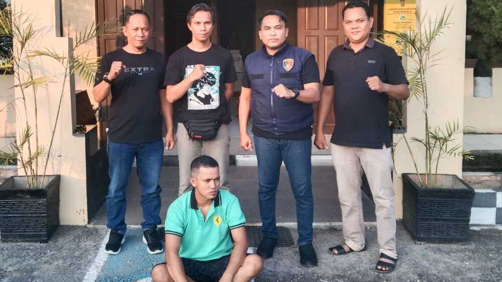 Buron 3 Bulan, DPO Kasus Pencurian Besi Penahan Rel di Prabumulih Ditangkap Team Macan RKT