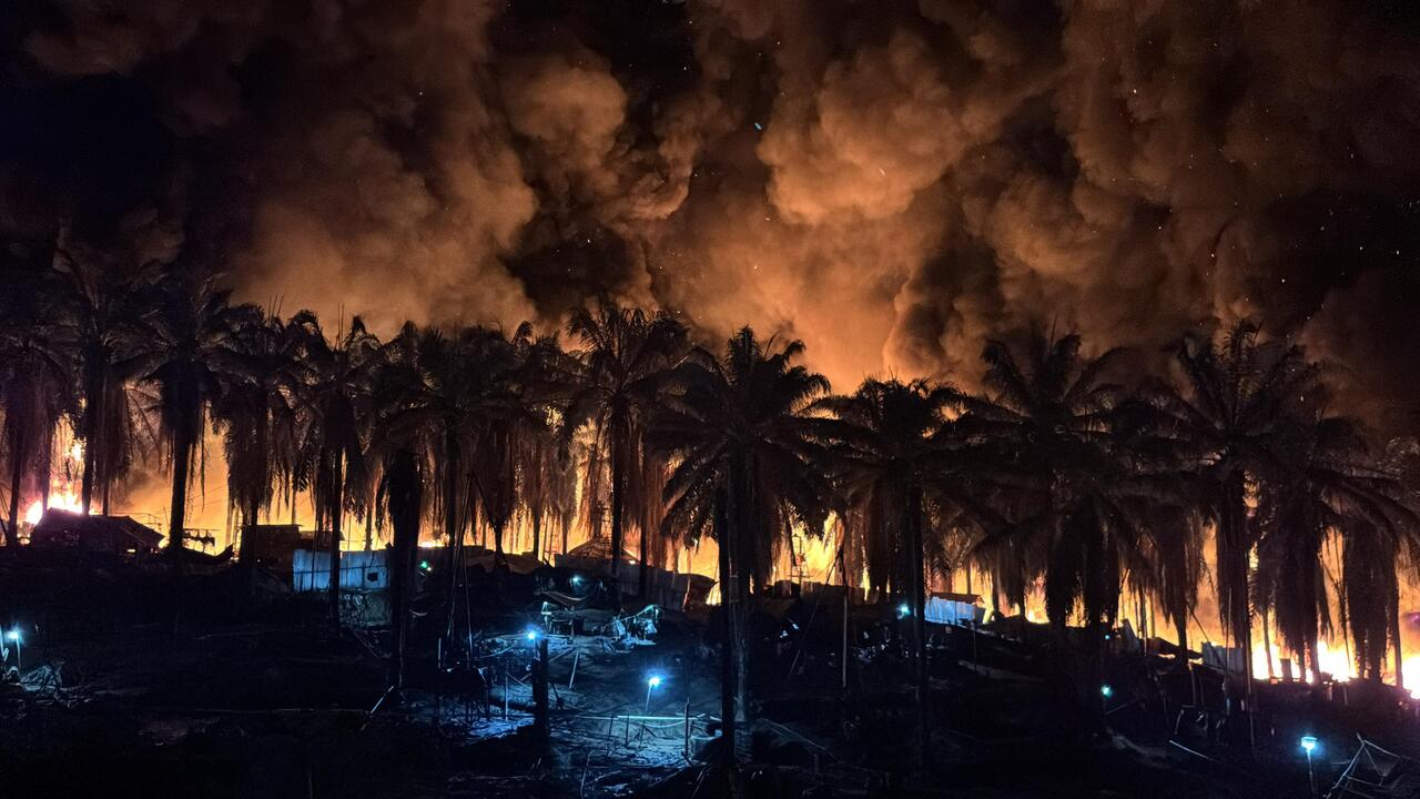 Kobaran Api di Sumur Minyak Ilegal Hindoli Kembali Mengamuk, Kendaraan Ludes Terbakar