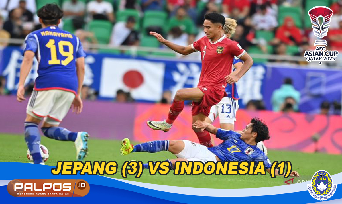 Hasil Piala Asia 2023: Jepang Dominan, Indonesia Takluk 1-3 di Laga Terakhir Grup D