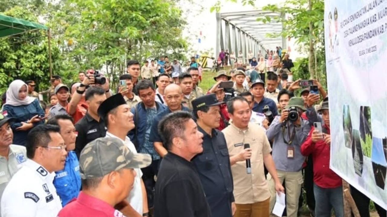 Akses Jalan dan Jembatan Penghubung Desa Talang Nangka dan Desa Pandan, Rampung 2025
