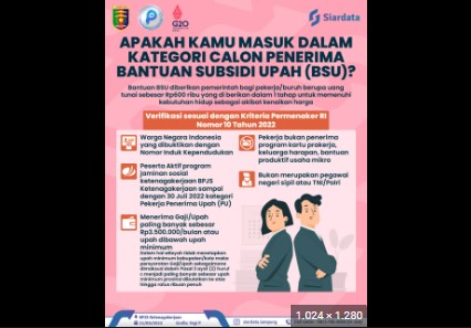 Nama Mu Ada di Daftar Penerima Dana BSU ? Cek Linknya Segera..