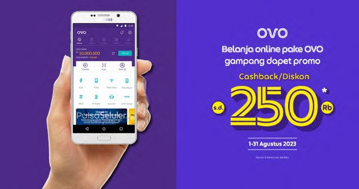 Berlaku hingga 31 Agustus 2023, Nikmati Belanja Gampang dari Rumah Pake OVO, Dapatkan Cashback Rp250 Ribu 