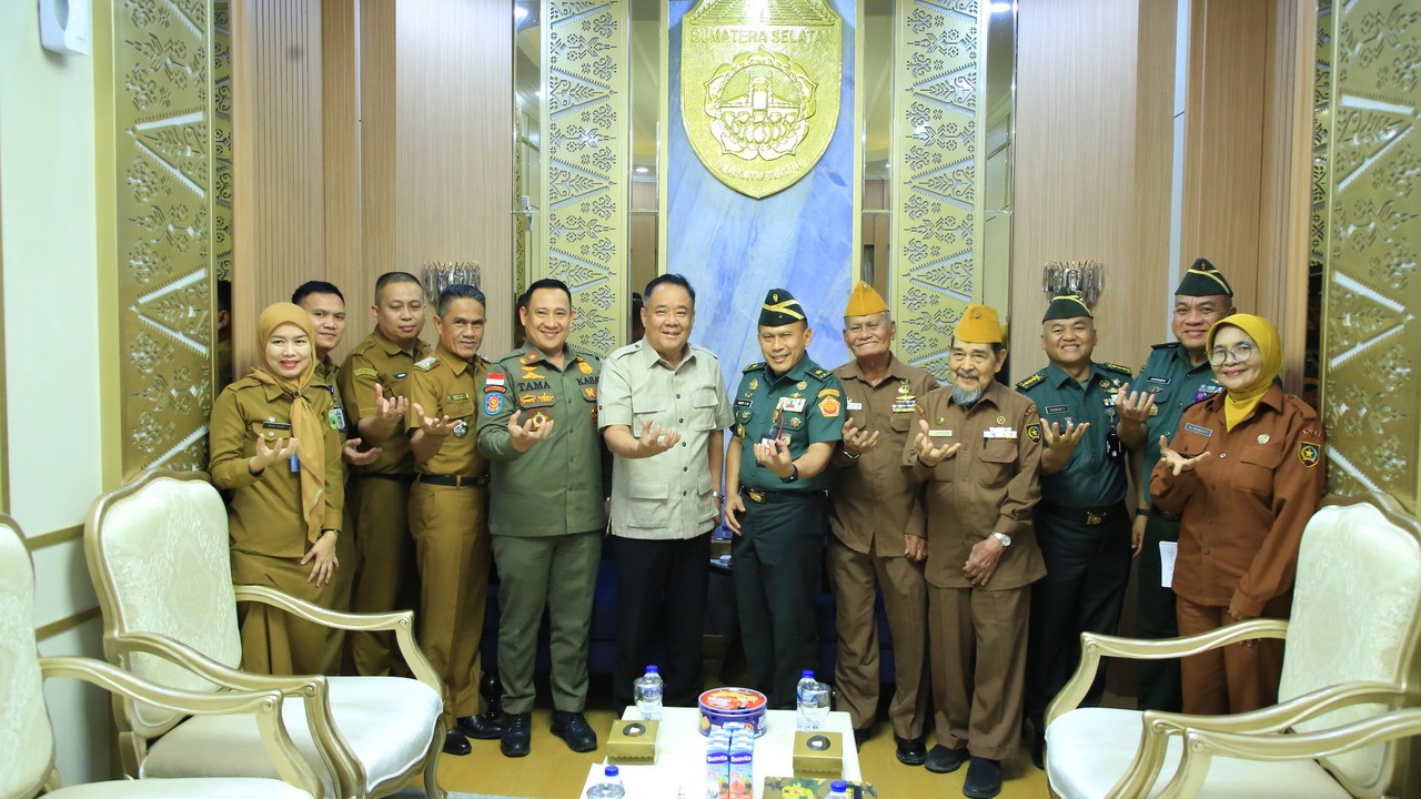 Wagub Cik Ujang Dukung Penguatan Administrasi dan Verifikasi Data Veteran di Sumsel