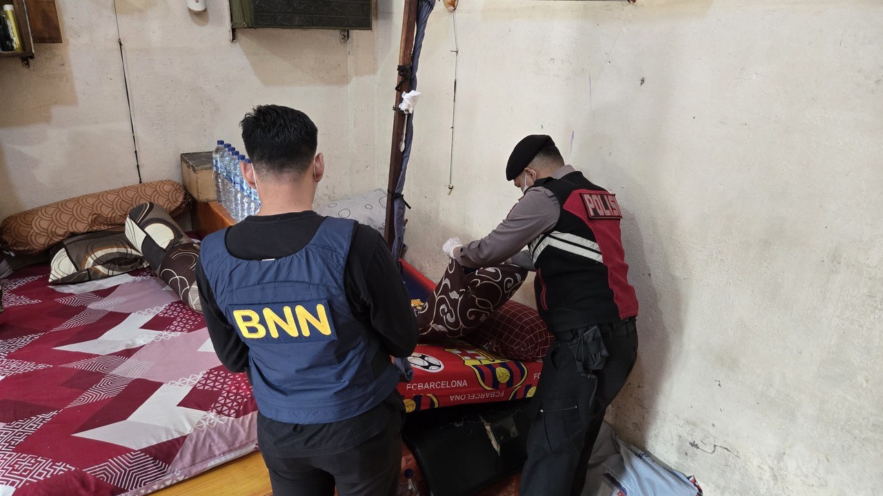 Cegah Barang Terlarang, Lapas Muara Enim Gelar Razia Gabungan