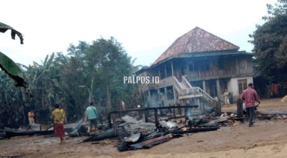  Rumah Warga Tebing Abang Banyuasin Sumatera Selatan Ludes Dilalap Api, Ini Pemicunya !