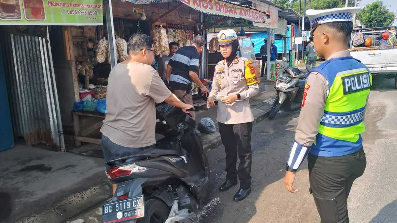 Hari ke-3 Operasi Zebra Musi, Belasan Pengendara di Prabumulih Ditilang