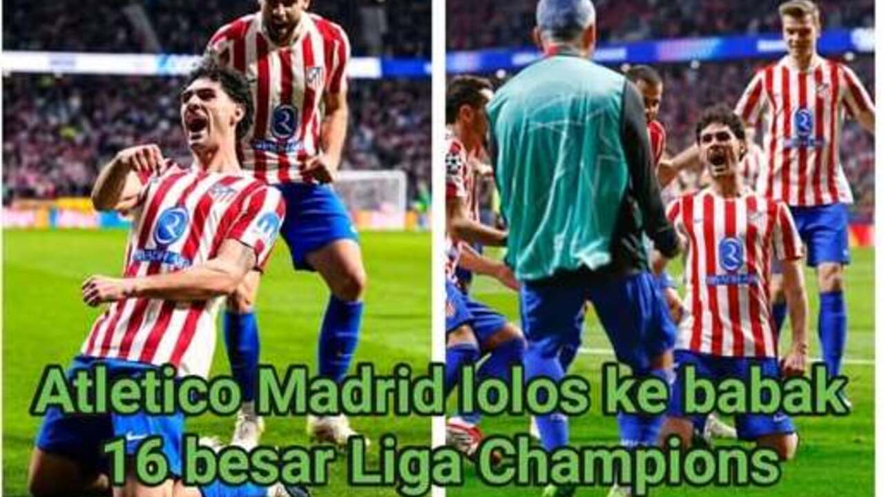 Hasil Liga Champions: Atletico Madrid Mengamuk 4-1,  Pastikan Tiket 16 Besar