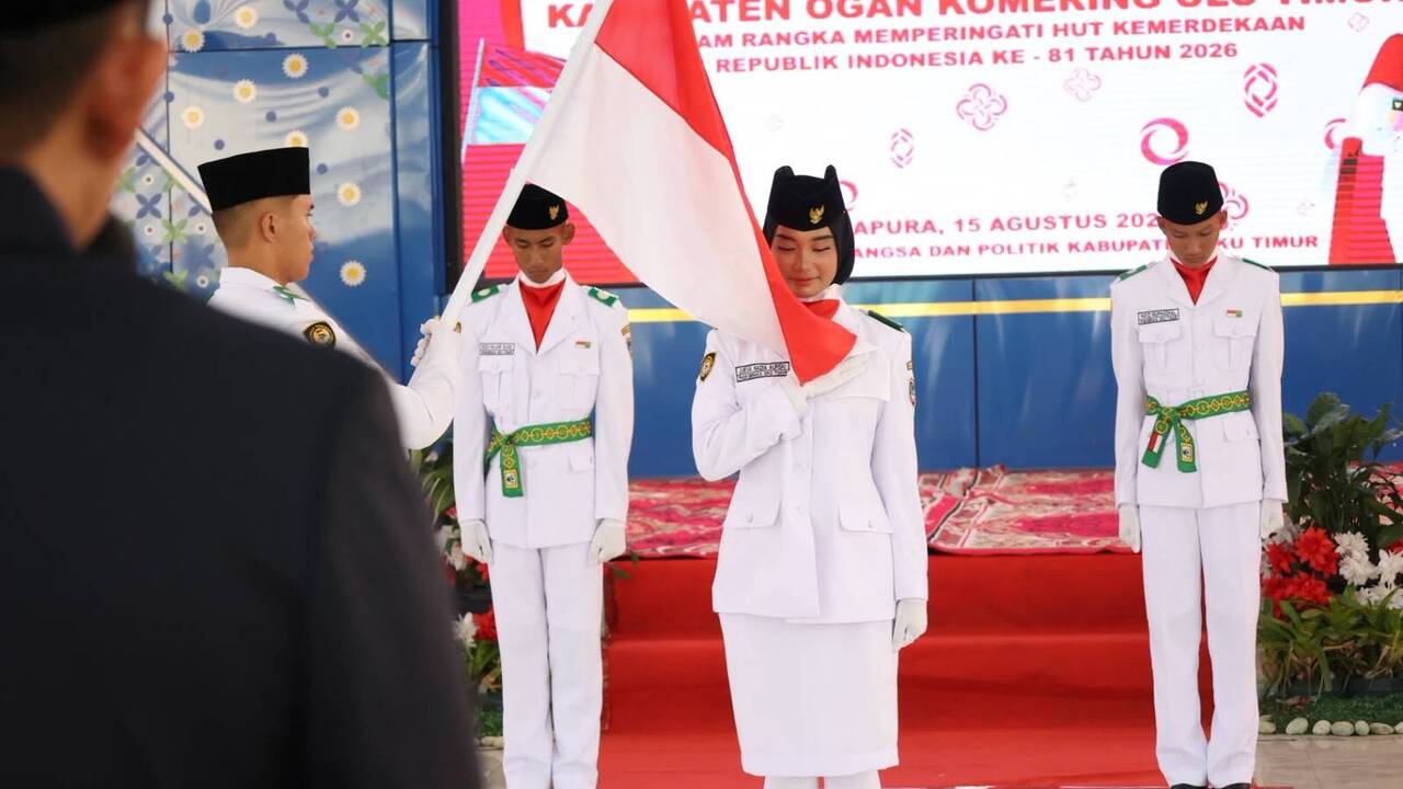 40 Paskibra OKU Timur Dikukuhkan, Siap Emban Tugas Penting