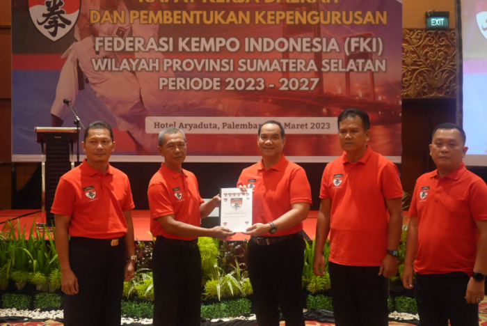 Dr Ilham Djaya Resmi Dikukuhkan Jadi Ketua Federasi Kempo Indonesia di Sumsel