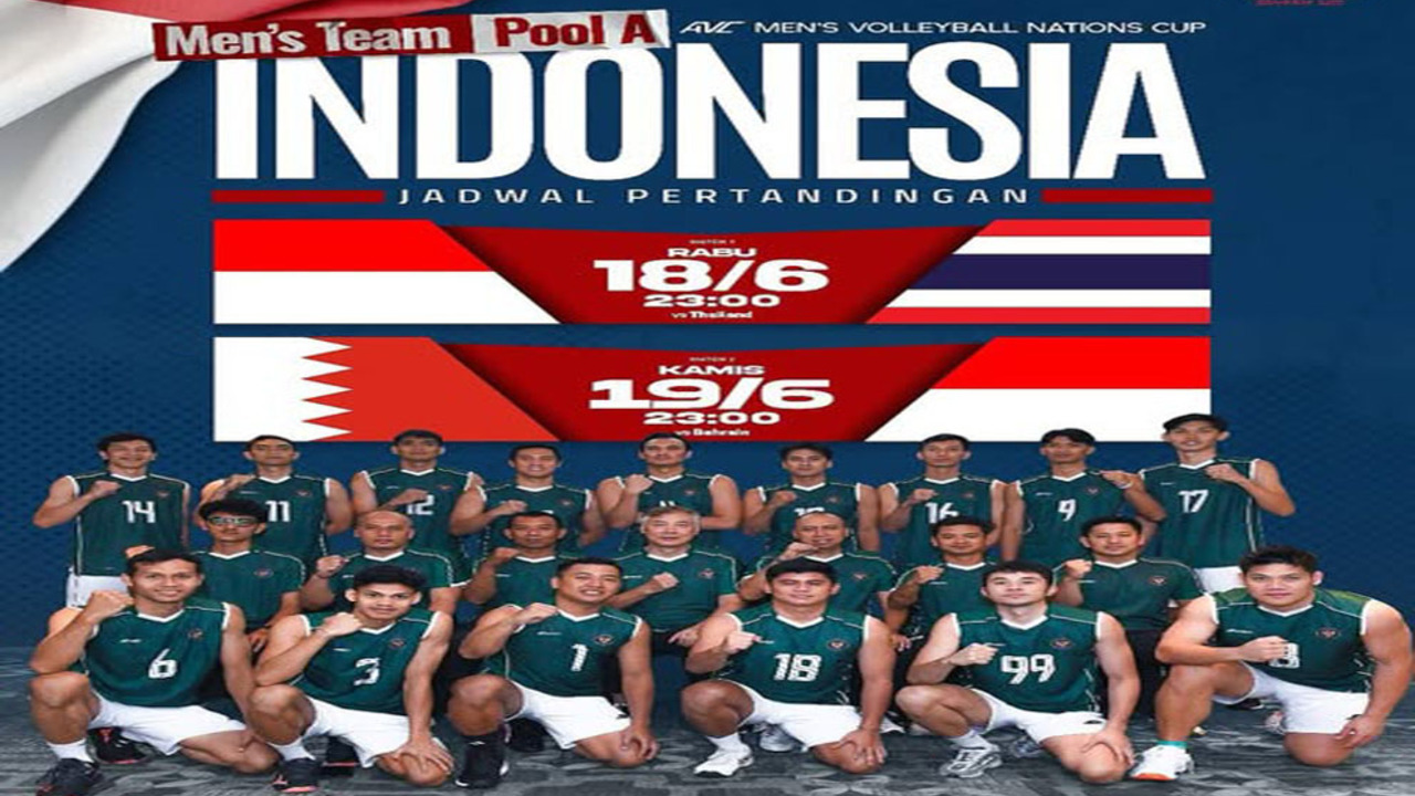 Timnas Voli Putra Indonesia Siap Tempur di AVC Nations Cup 2025
