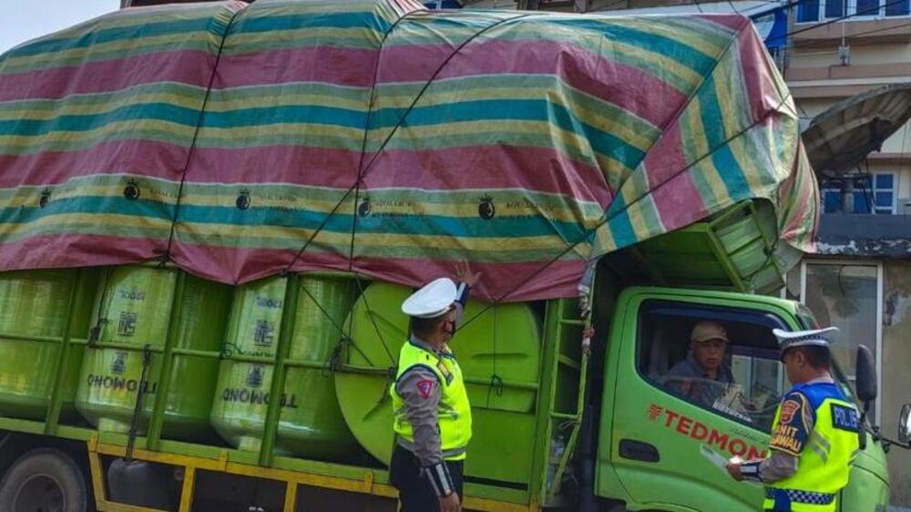 Tingkatkan Keselamatan di Jalan Raya, Satlantas Polres Prabumulih Gencar Razia ODOL