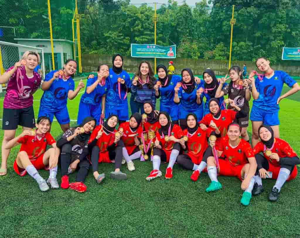 Tim Putri Arsenio Arkan FC Juara Turnamen Mini Soccer It's Time Cup Womens