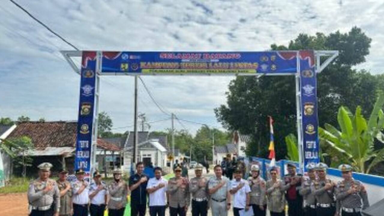 Perumahan Alba Jadi Kampung Tertib Lalulintas di OKU