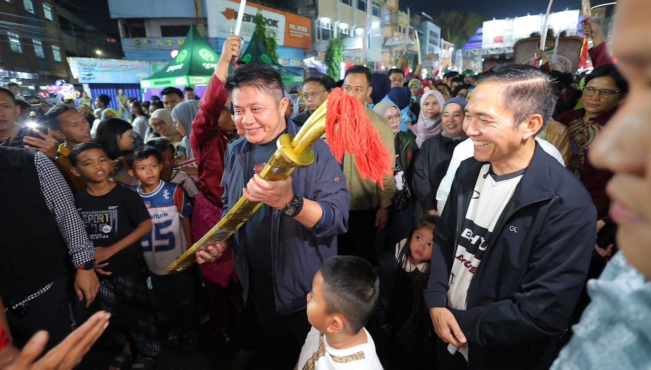 Hidupkan Kembali Denyut Nadi Sektor Ekonomi, Ratu Dewa Bersama Herman Deru Launching CFN Atmo.