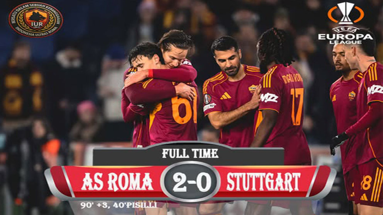 Hasil AS Roma vs VfB Stuttgart: AS Roma Tundukkan VfB Stuttgart 2-0.