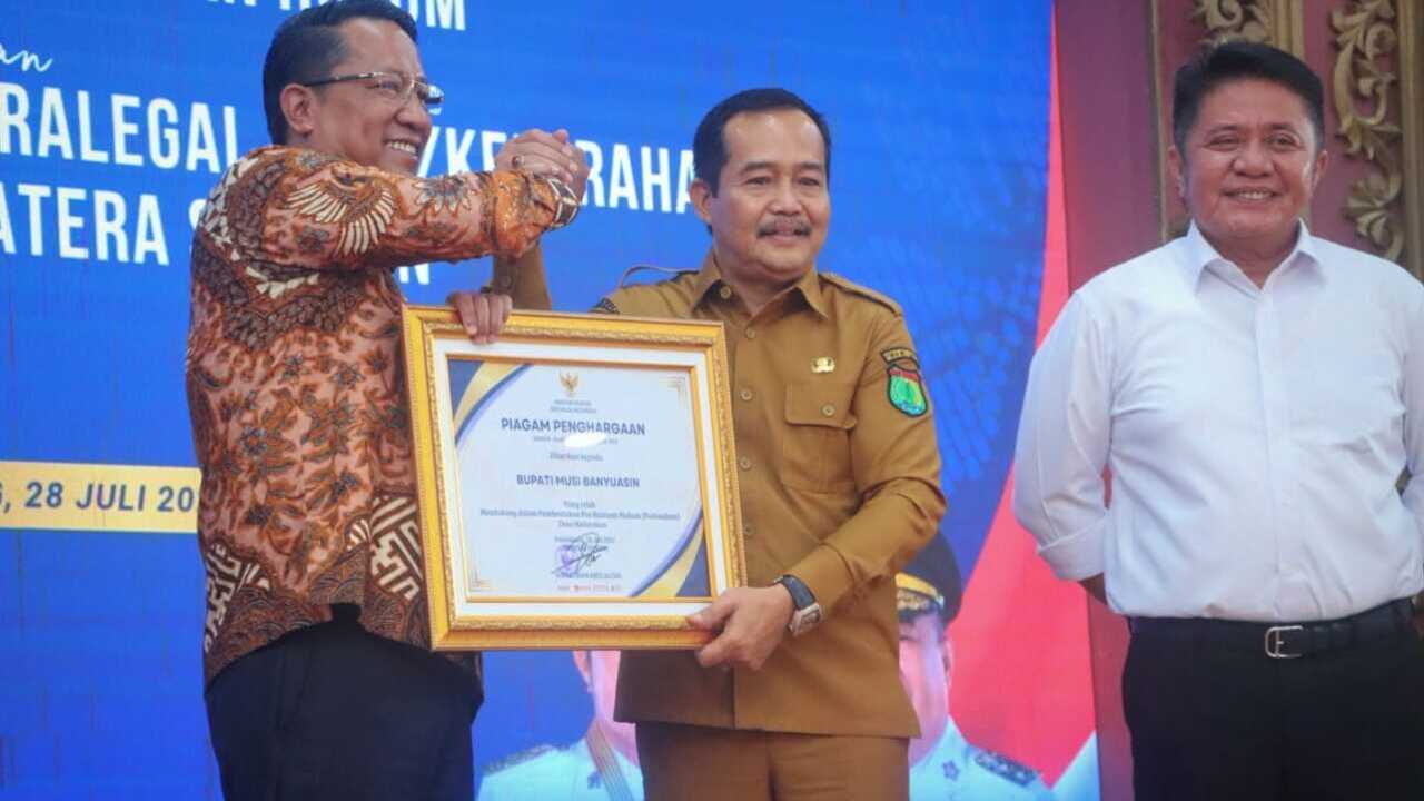 Desa dan Kelurahan Muba 100% Telah Bentuk Posbankum