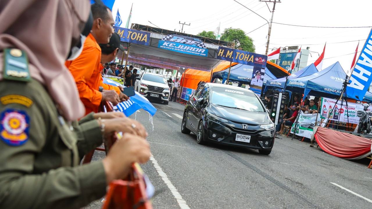 Musi Banyuasin Bergetar! Mesin Mengaum di BAF Drag Race & Drag Bike Putaran Kedua