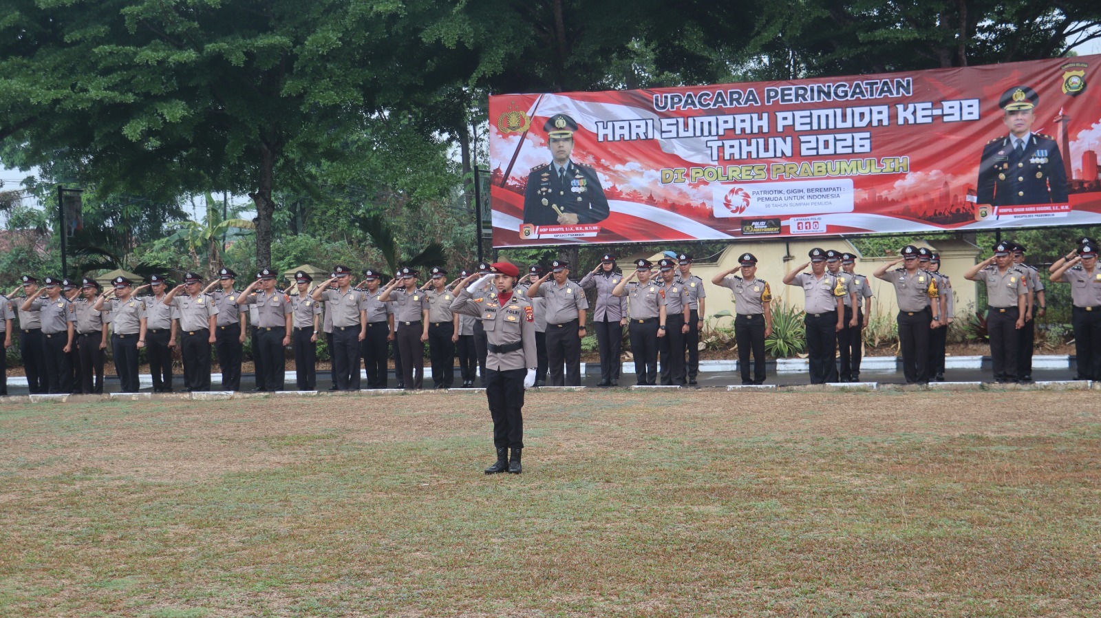 Peringati Hari Sumpah Pemuda ke-98, Kapolres Prabumulih Tekankan Disiplin dan Integritas