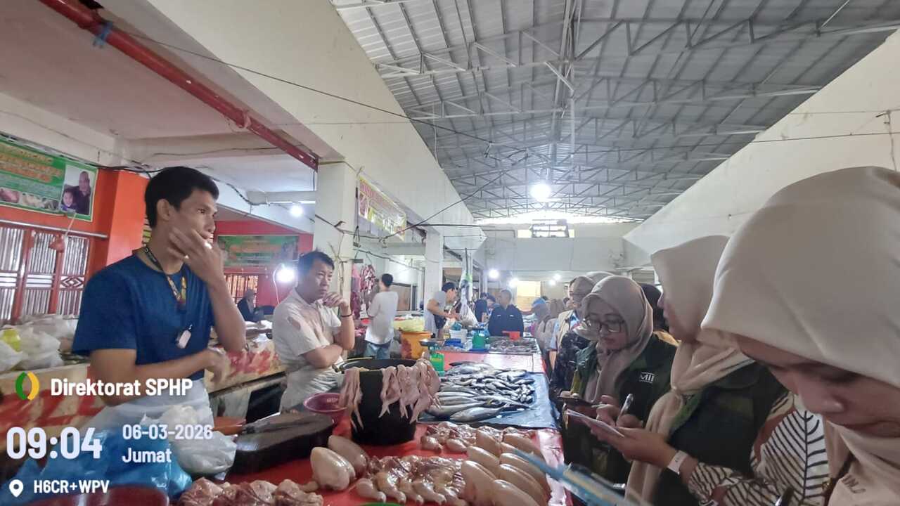 Harga Pangan Diawasi Ketat! Pemprov Sumsel dan Bapanas Turun Langsung ke Pasar di Prabumulih