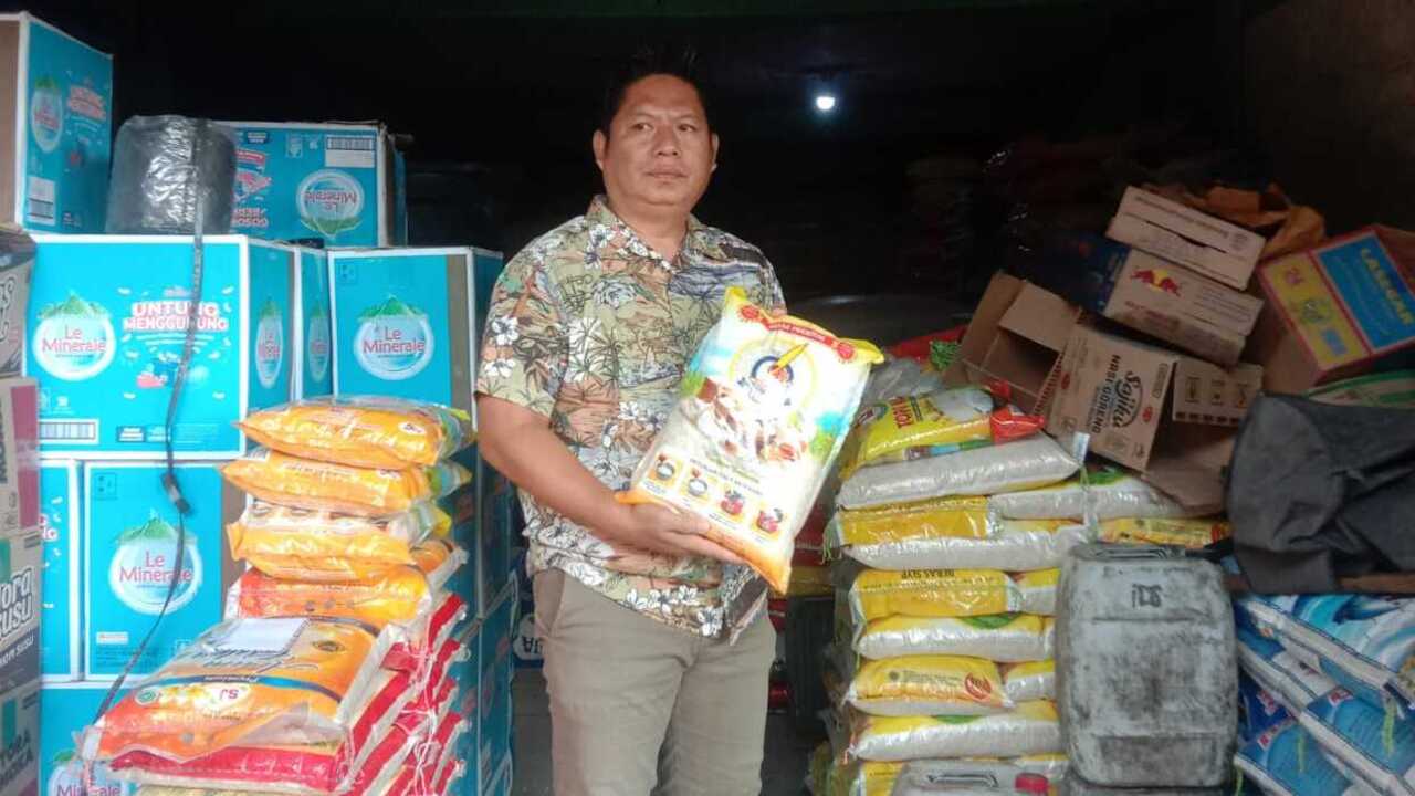 Jaga Stabilitas Harga Bahan Pangan, Polsek Tungkal Jaya Lakukan Monitoring Stok Beras