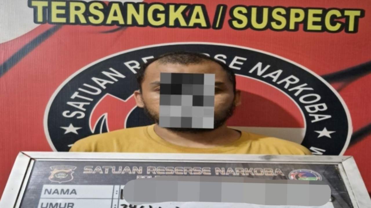 Satu Tersangka Beserta Barang Bukti Sabu Diamankan