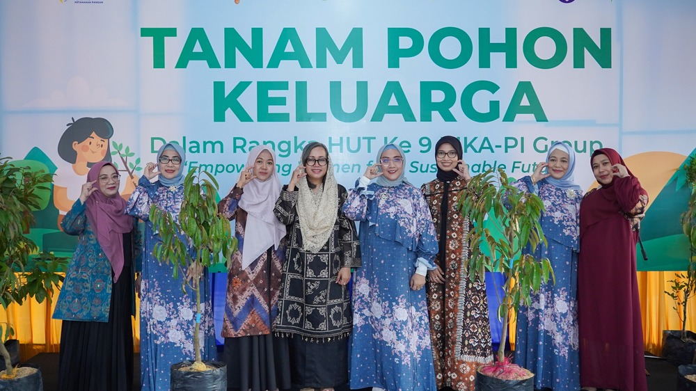 PIKA PSP Telat Bakti Sosial dan Tanam Pohon Keluarga, Jelang HUT ke-9 PIKA PI Group