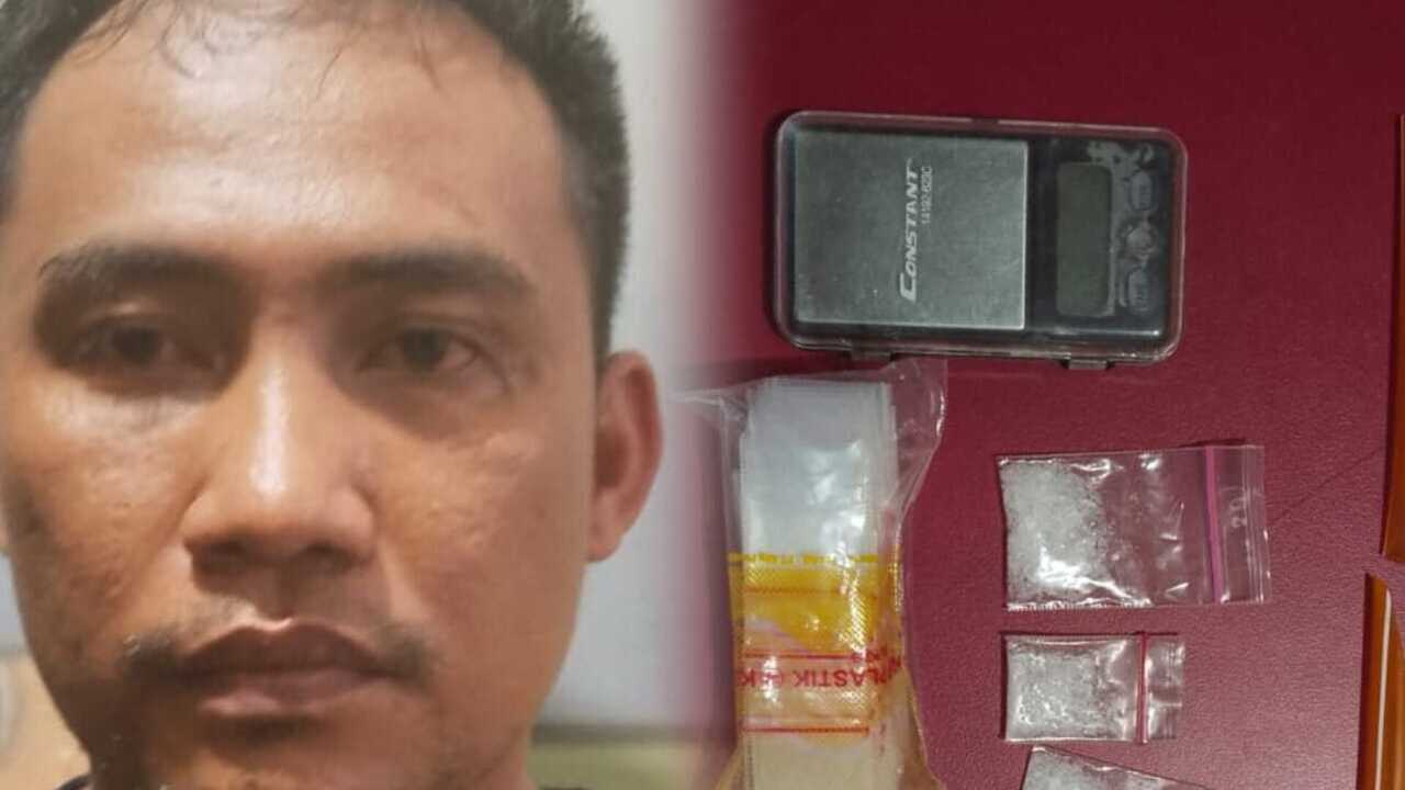 Gerebek Rumah Kontrakan di Majasari Prabumulih, Tim Opsnal Amankan Pengedar dan Sabu 1,79 Gram