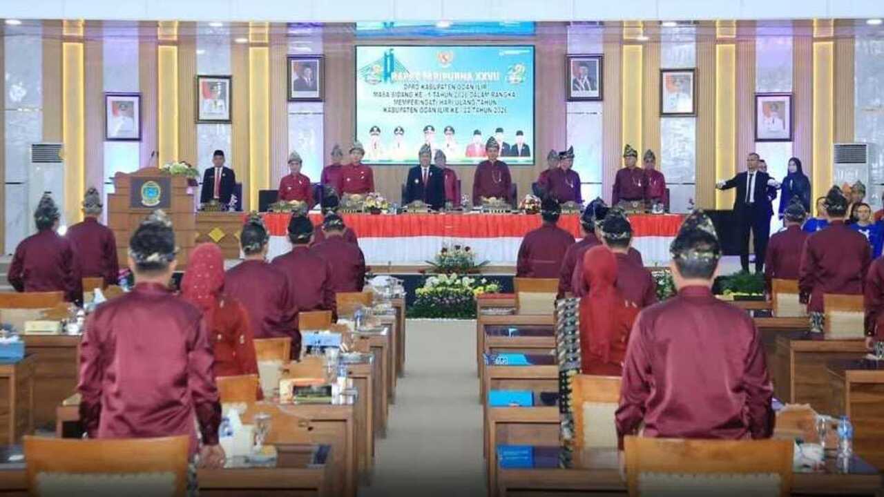 DPRD dan Pemkab Ogan Ilir Gelar Paripurna Istimewa HUT ke-22 Kabupaten Ogan Ilir
