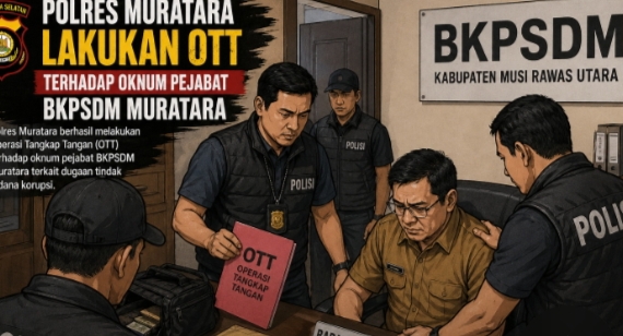 Oknum Pejabat Pemkab Muratara Terjaring OTT, Diduga Terkait Pemerasan di BKPSDM