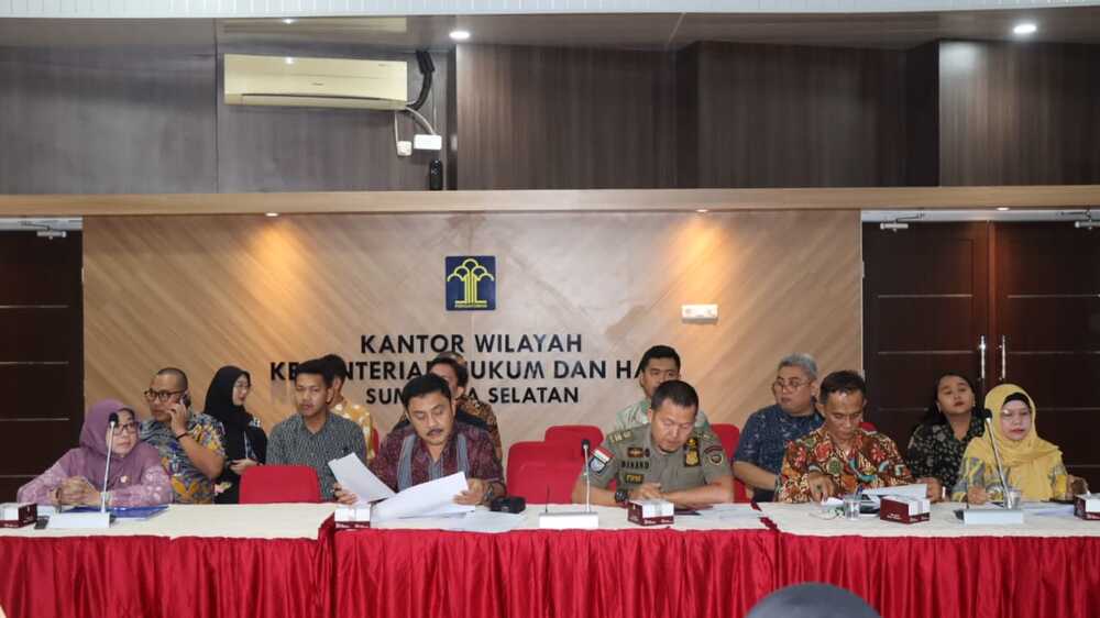 Kemenkumham Sumsel gelar Sosialisasi dan Bimtek Strategi Nasional Bisnis dan Hak Asasi Manusia tahun 2024