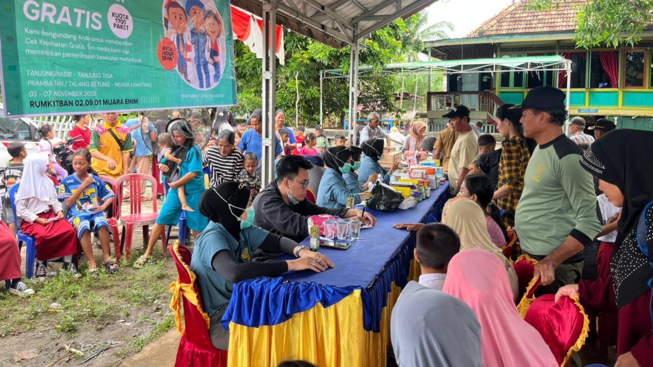 PT SLR Gelar Pelayanan Kesehatan di 3 Kabupaten 