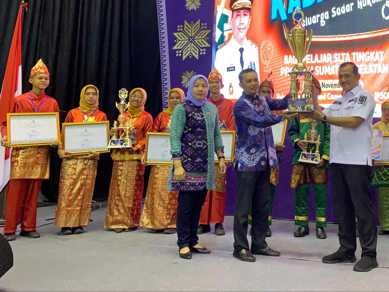 Juara 1 di Lomba Kadarkum Tingkat Provinsi Sumsel