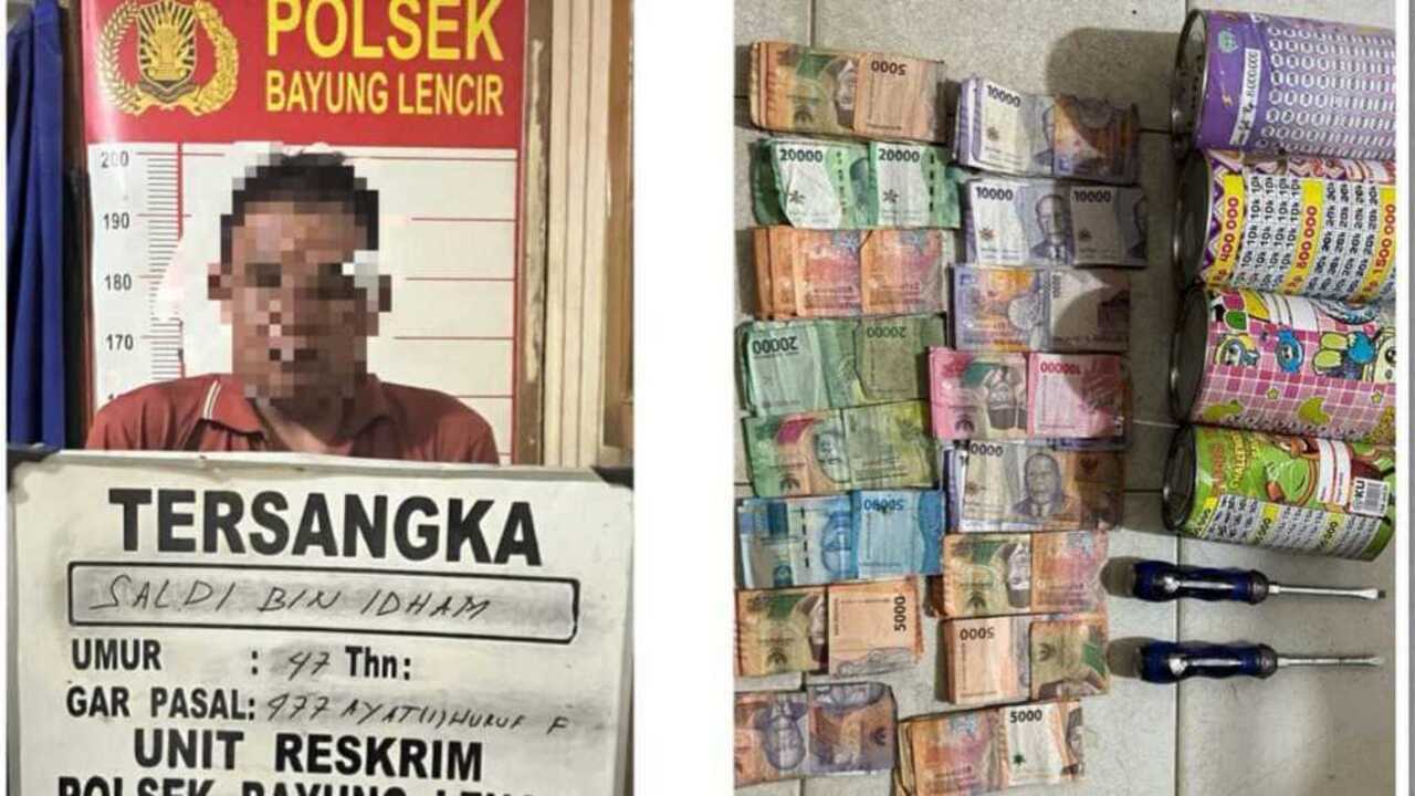 Polsek Bayung Lencir Amankan Pelaku Pencurian Celengan Berisi Jutaan Rupiah