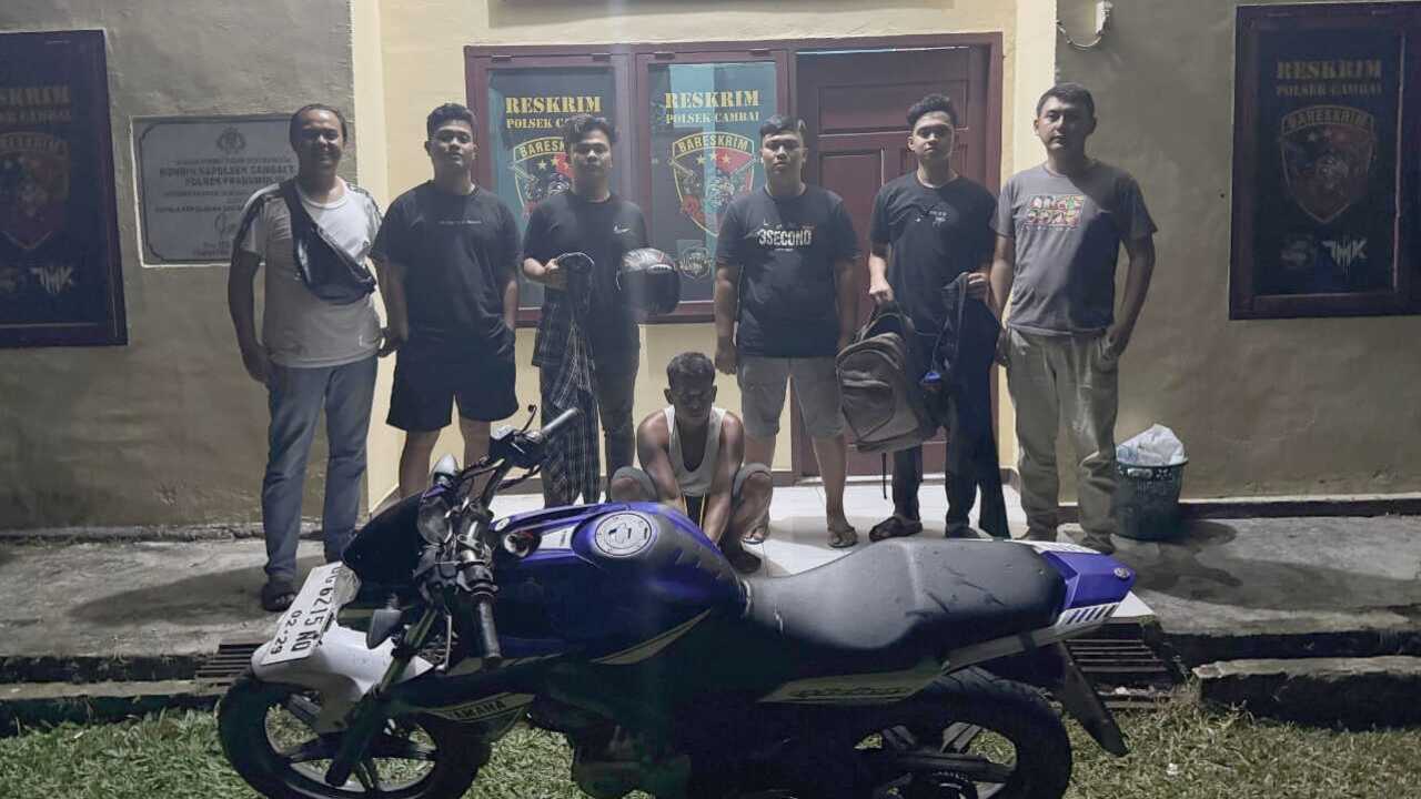 Tim Elang Muara Ringkus Pencuri HP di Cambai, Pelaku Ngaku Pernah Mencuri HP di RSUD dan Larikan Motor Kades