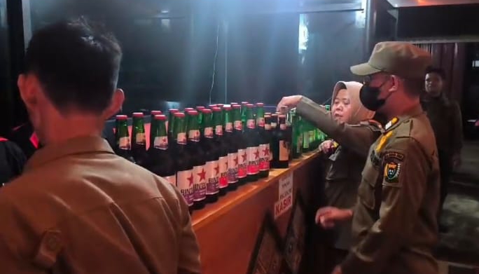 Razia Tim Gabungan, Amankan 90 Duz Miras