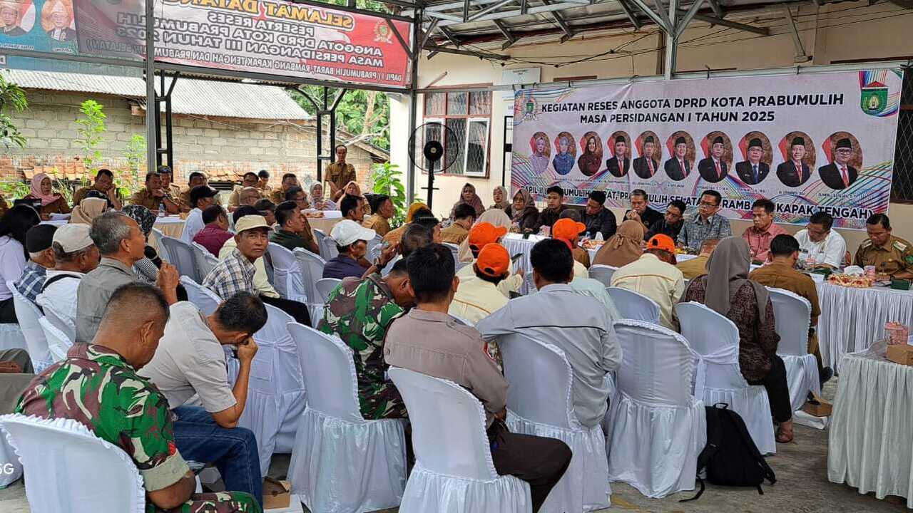 DPRD Prabumulih Gelar Reses Serentak di Tiga Dapil, Infrastruktur Masih Jadi Keluhan Dominan