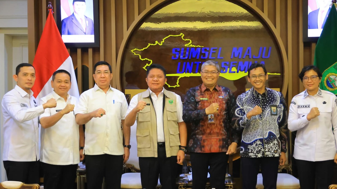 Perpisahan & Harapan! Gubernur Sumsel Terima Audiensi Pamit Kepala Perwakilan BPKP Sumsel.
