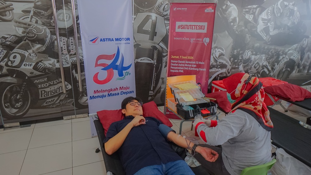 540 Kantung Darah di Hari Kemenangan Astra Motor Honda Ke 54 Tahun