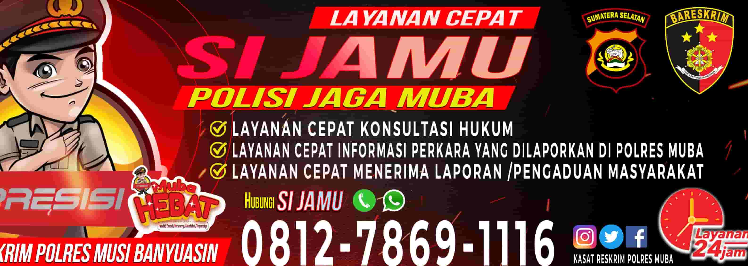 Yuk Kepoin Layanan Cepat Si Jamu ala Polres Muba